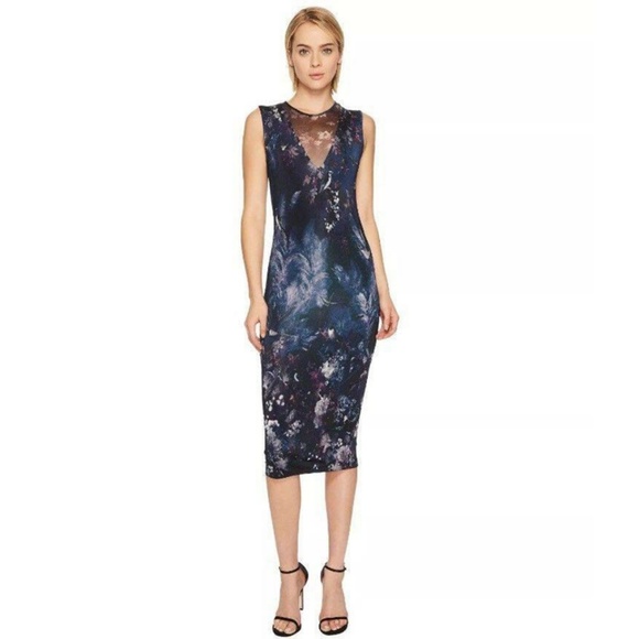 Tulle Dresses & Skirts - Fuzzi Hummingbird Print Tulle Cocktail Dress - NWT